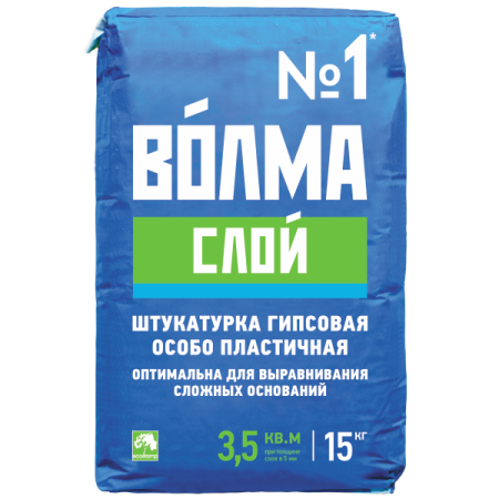 Штукатурная смесь "ВОЛМА-Слой", 15 кг